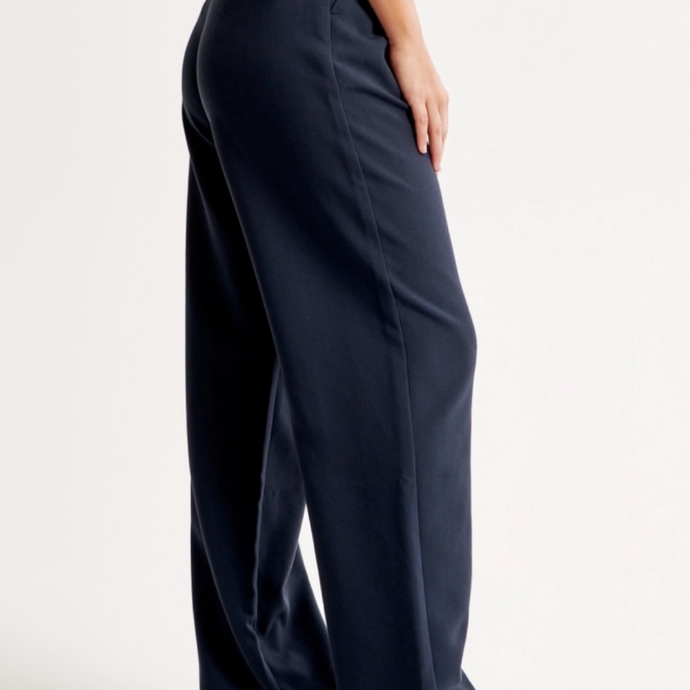 Abercrombie & Fitch Navy Women's Trousers
